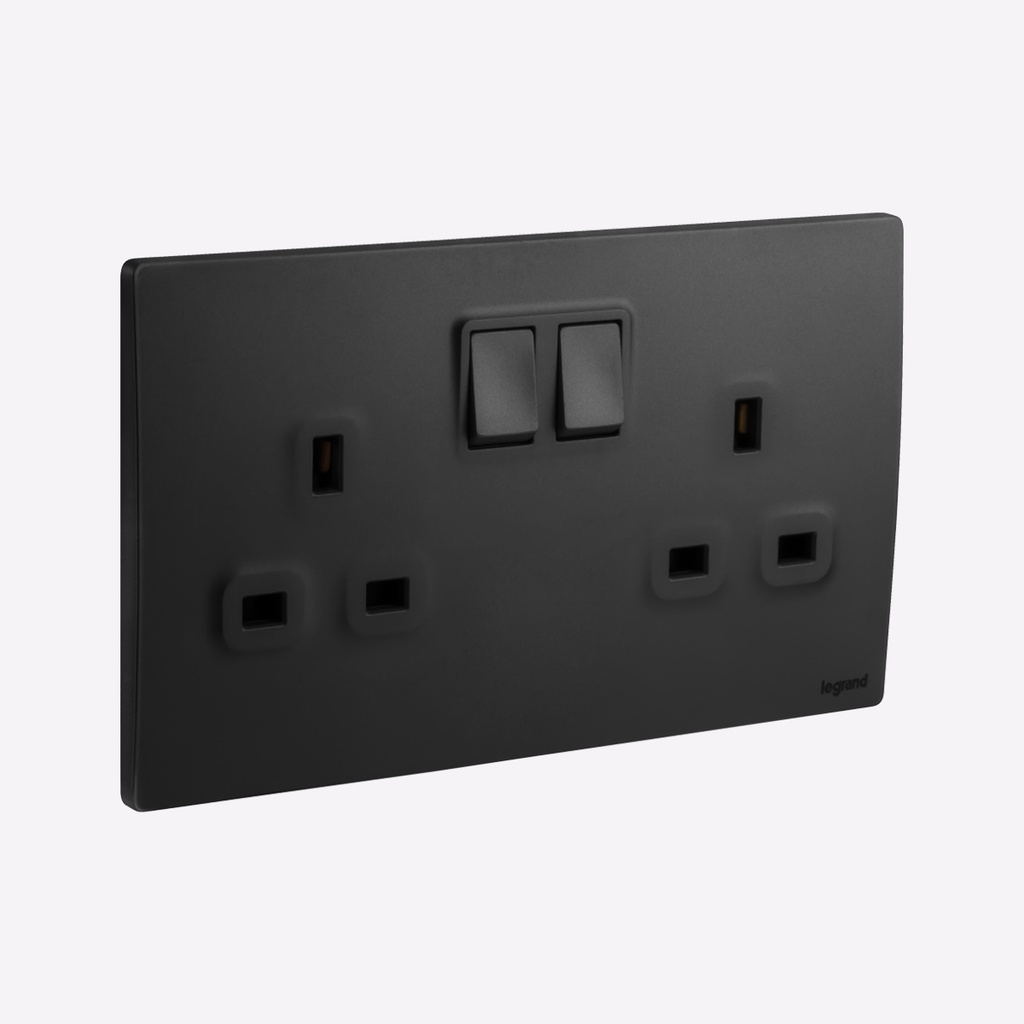 Matt black deals sockets and switches