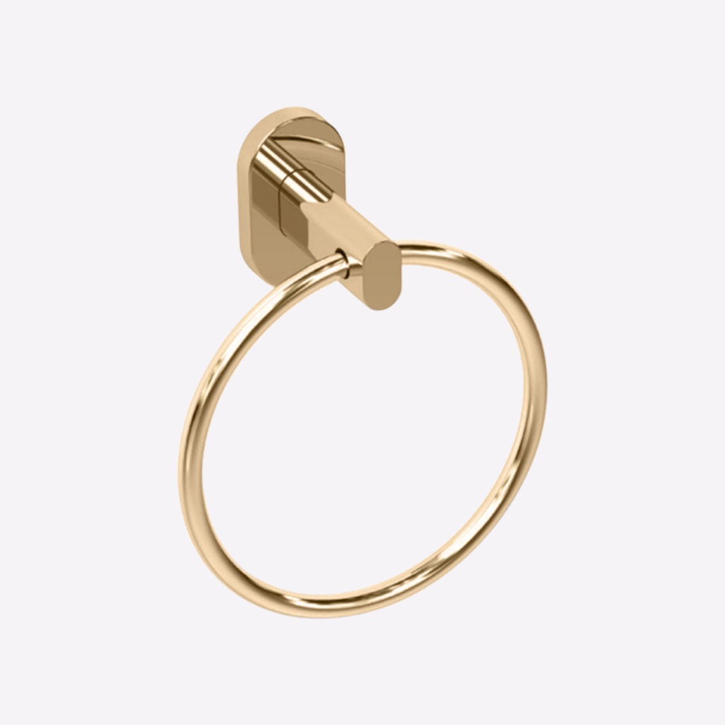 Rose gold towel ring sale